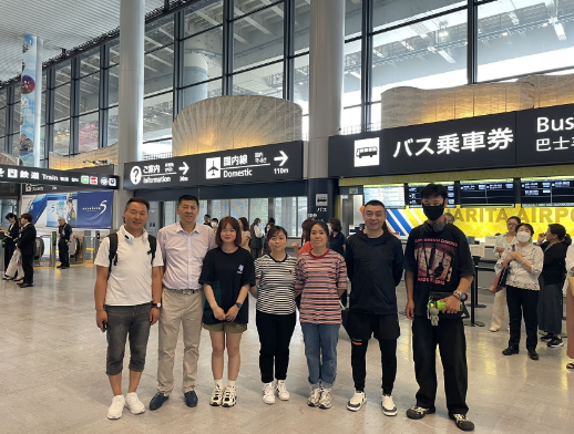 会社巡回，入社迎接